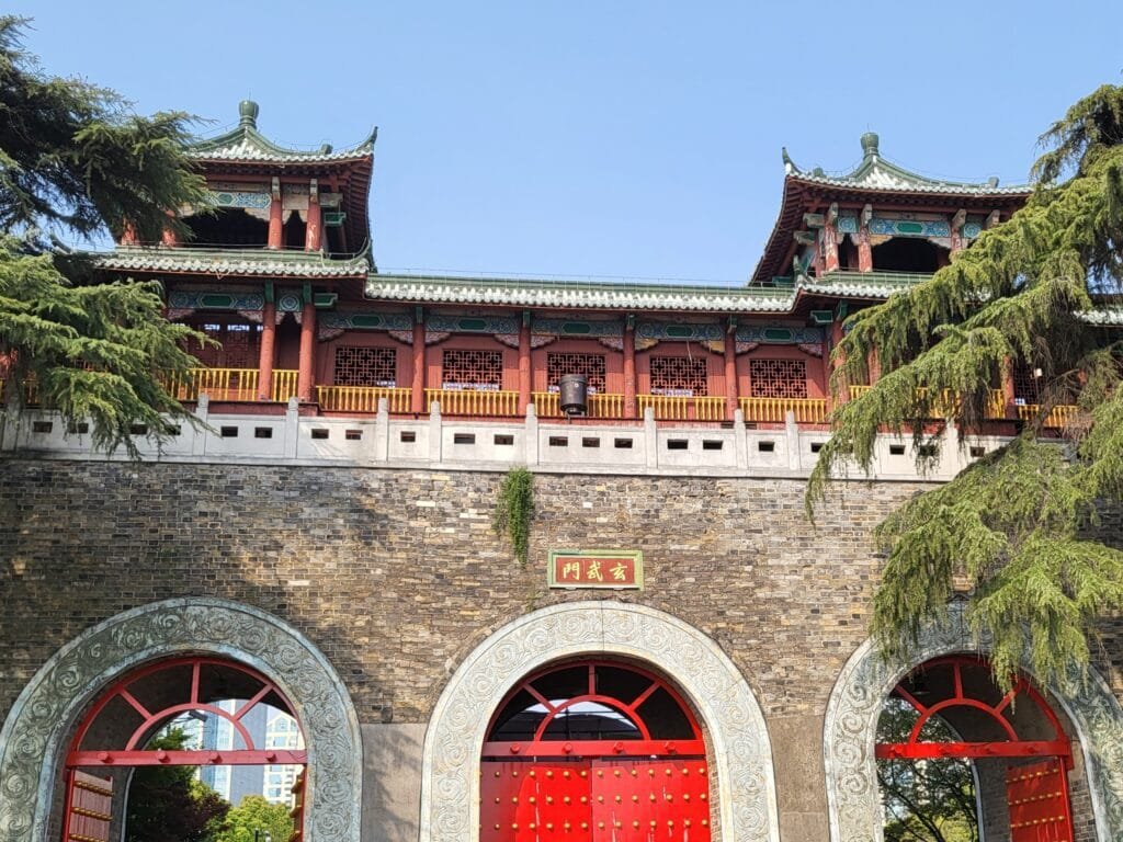 南京明城墙徒步的起点-玄武门