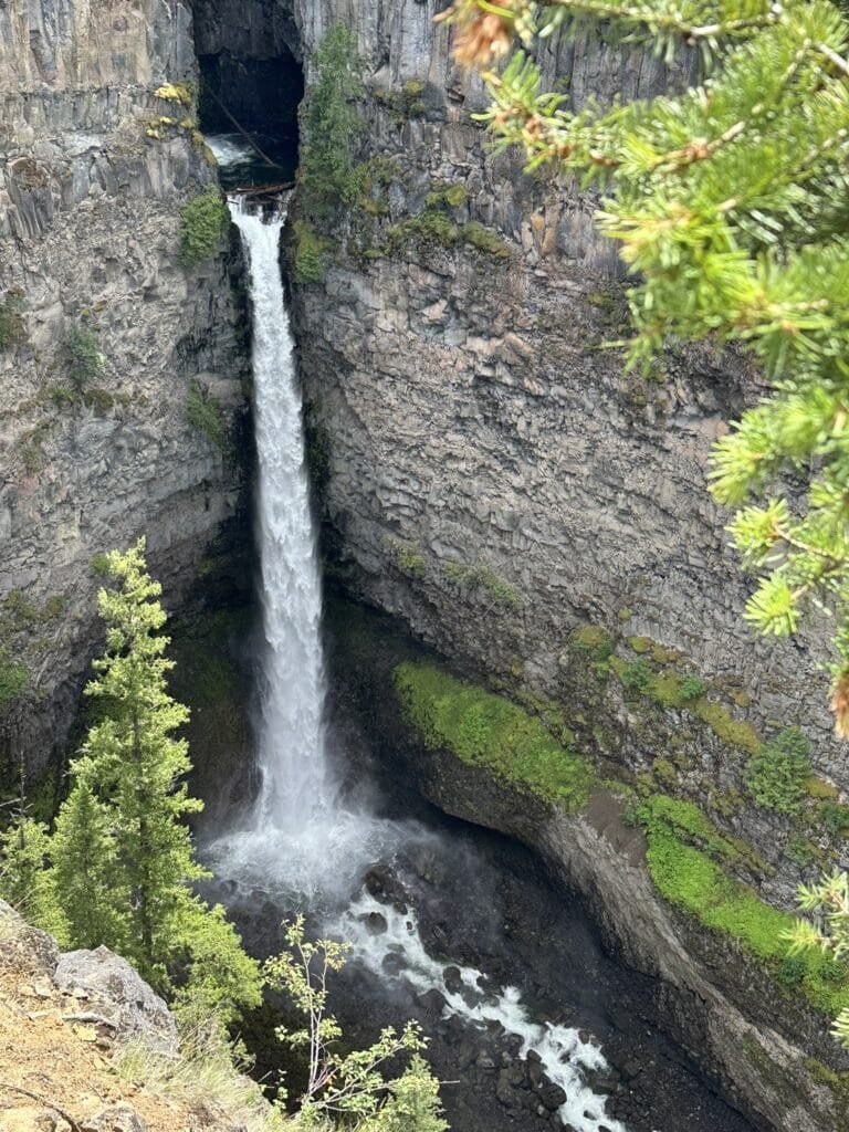 Wells Gray 公园 - Spahats Falls