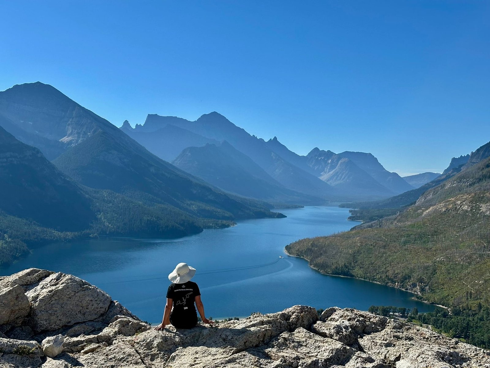 Upper Waterton Lake from Bear's Hump trail