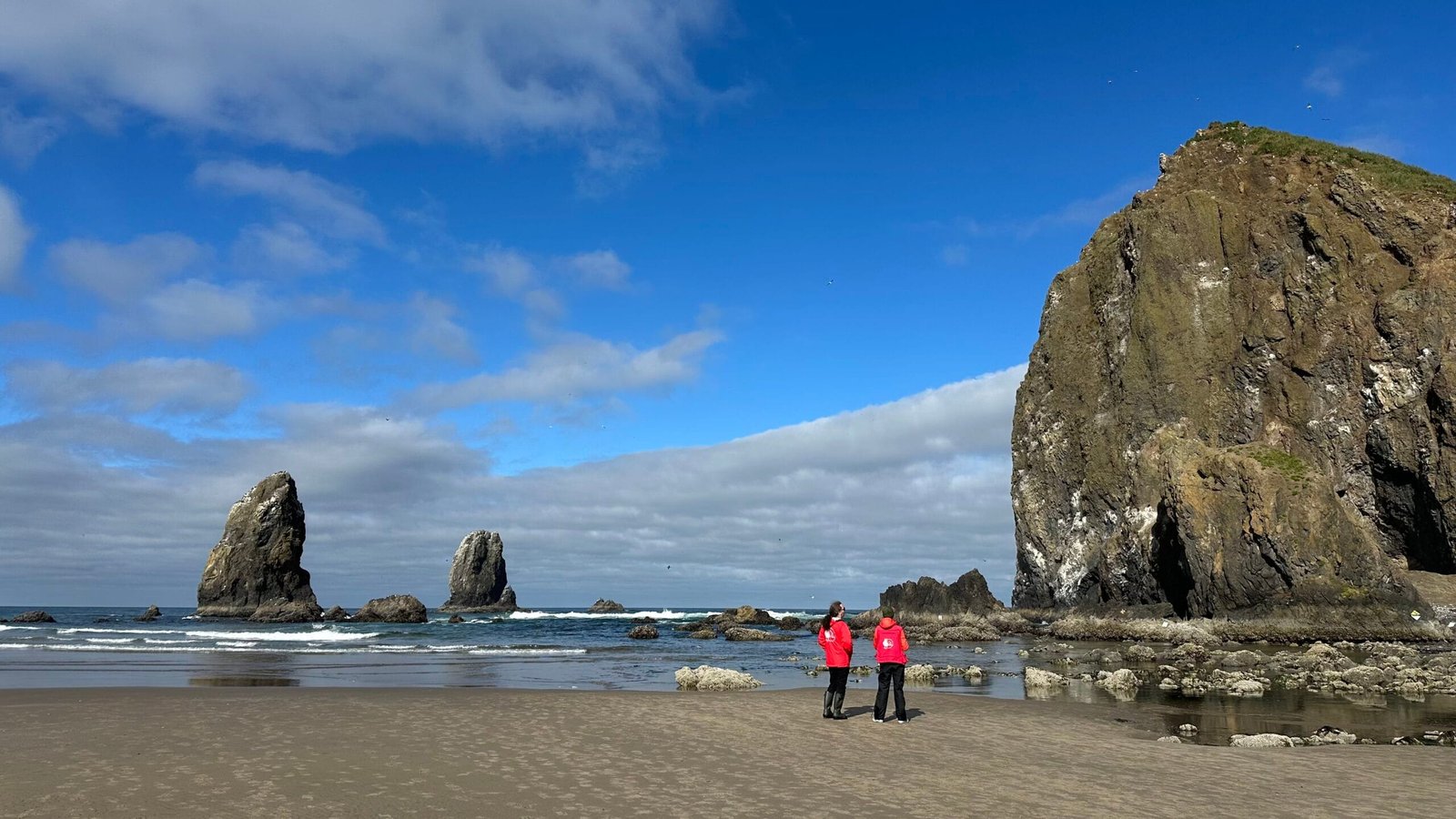 俄勒冈海岸的CANNON BEACH