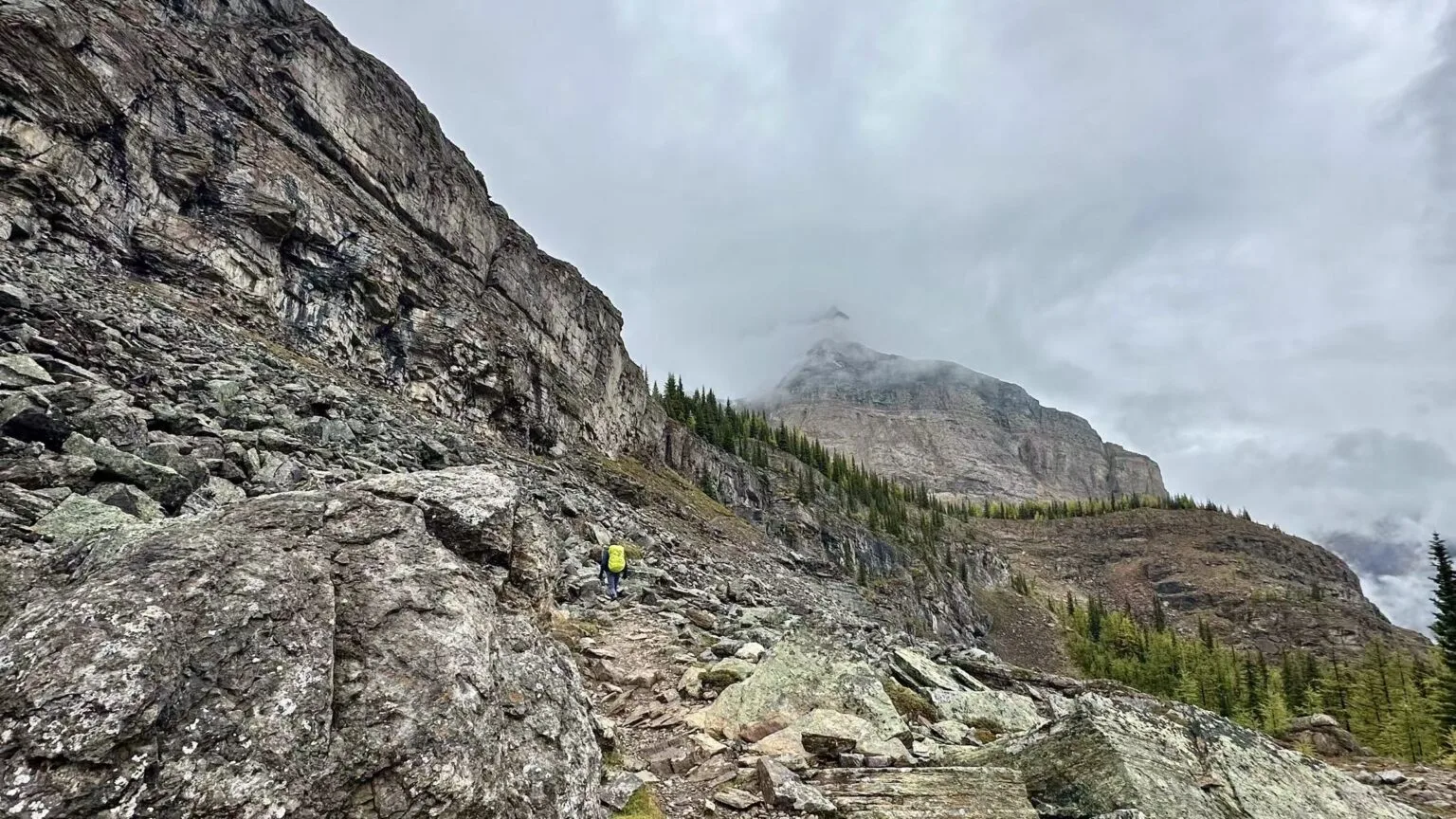 starting of Lake McArthur and Big Larches Loop